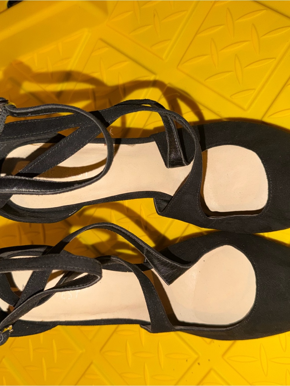 Nine West Black Strappy Heel